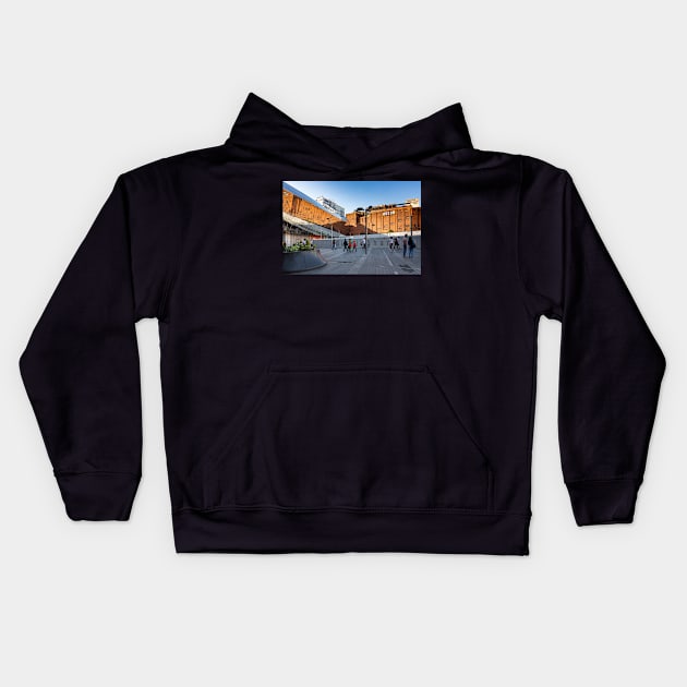 Birmingham (outside the railway station) Kids Hoodie by jasminewang